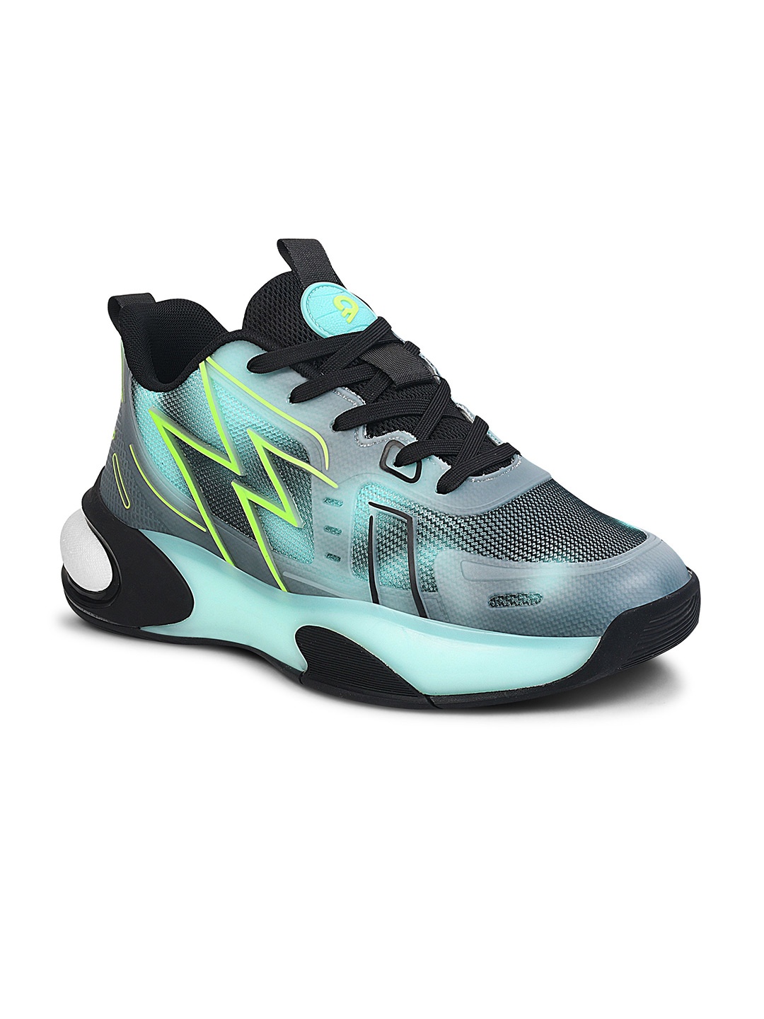 

Calcetto Men Lace-Ups Non-Marking Running Shoes, Black