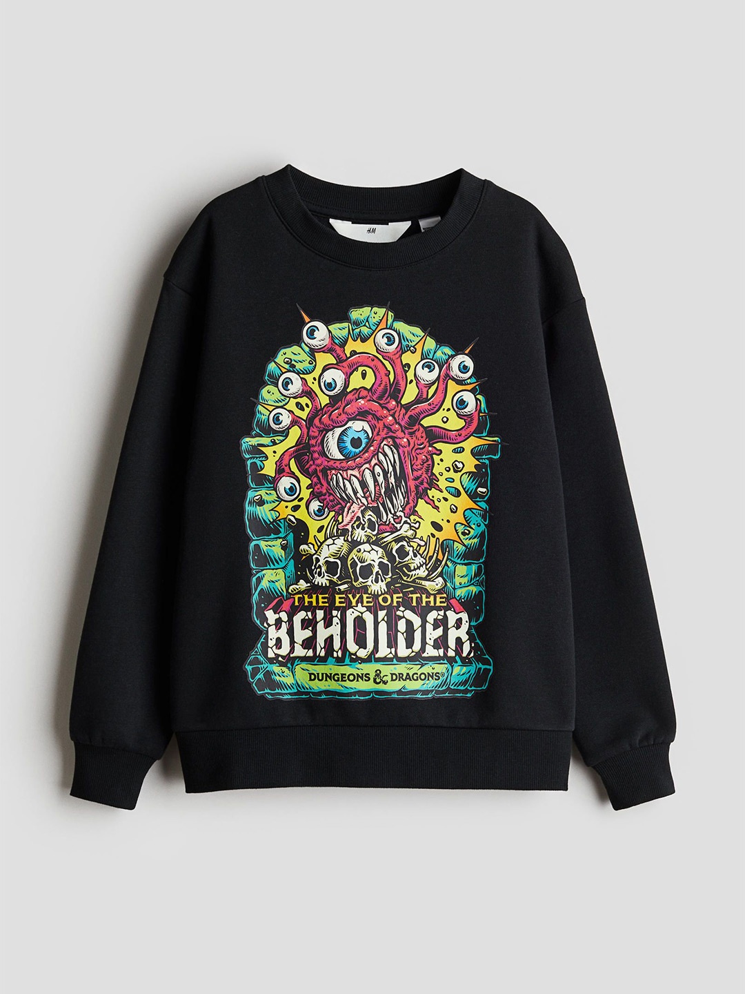 

H&M Boys Print-Motif Sweatshirts, Black