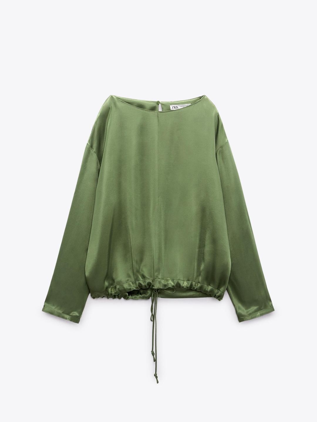 

ZARA Women Tops, Green
