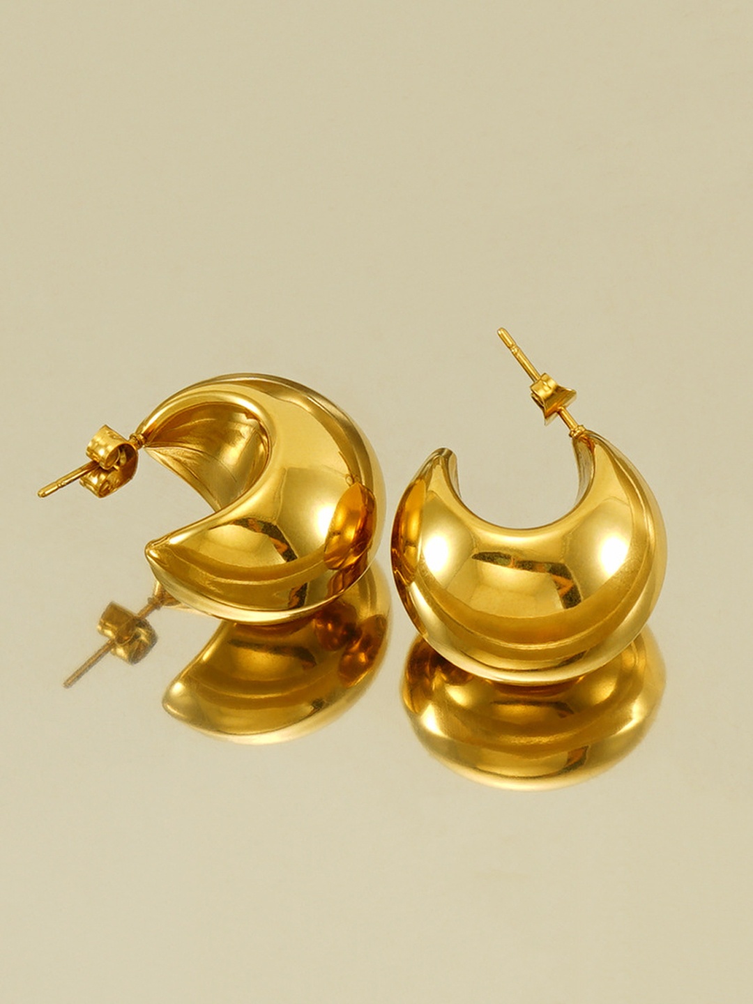 

KRENOZ Gold-Plated Classic Studs