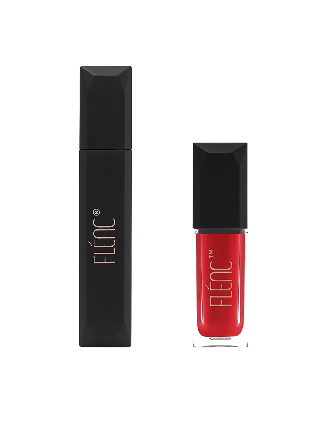 

FLENC Cryla Velvet Liquid Lipstick & Fringe Mascara Combo, Red