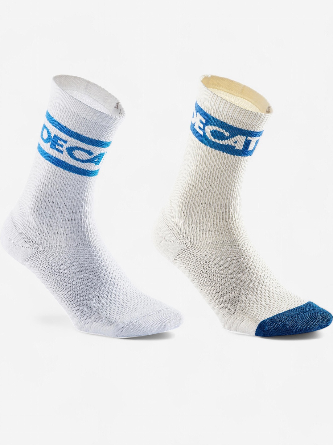

Newfeel By Decathlon Unisex White Above Ankle Length Socks Pack Of 2