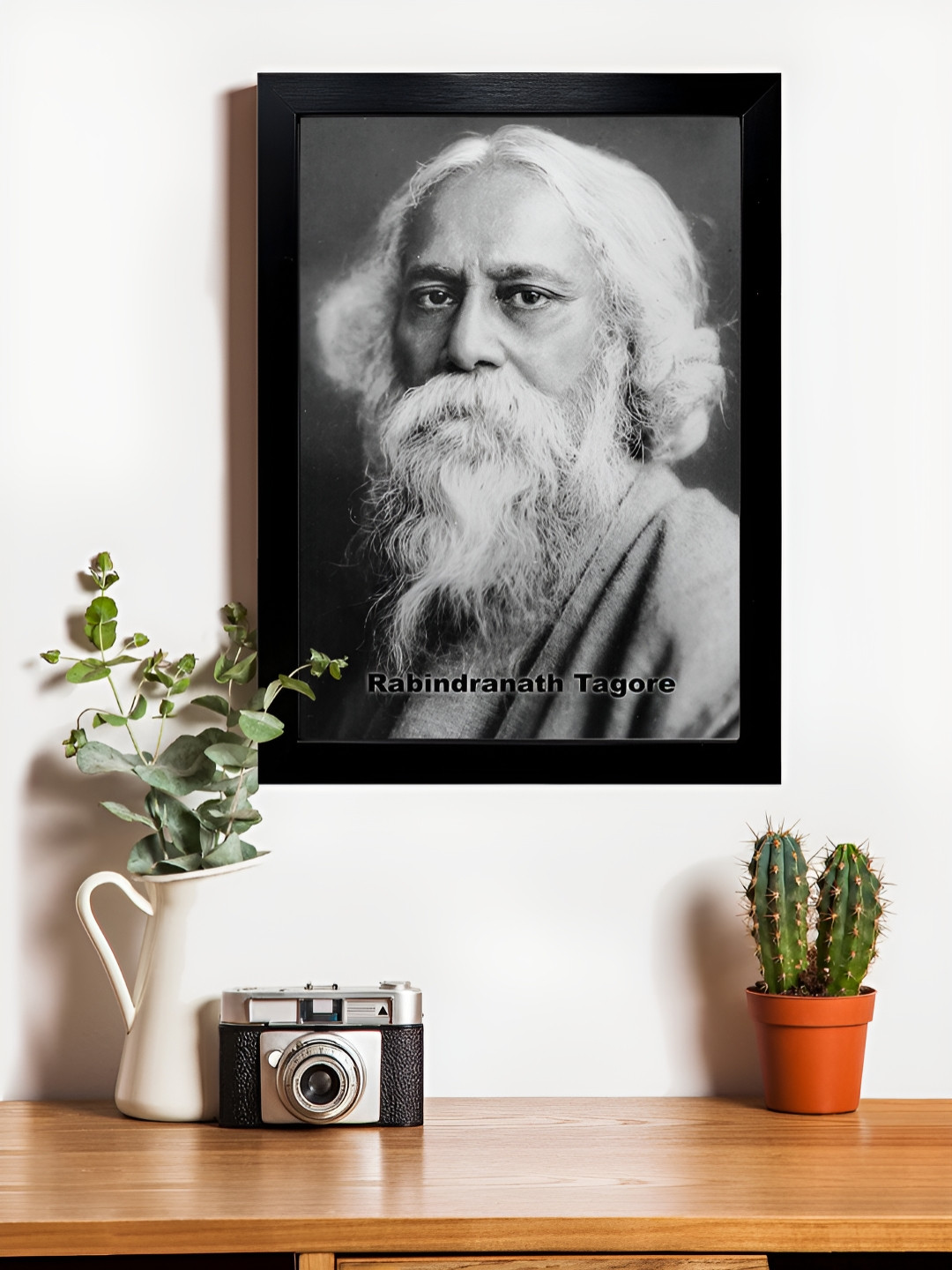 

Hawai Black & White Wooden Transparent Acrylic Sheet Gold Plated Wall Photo Frame