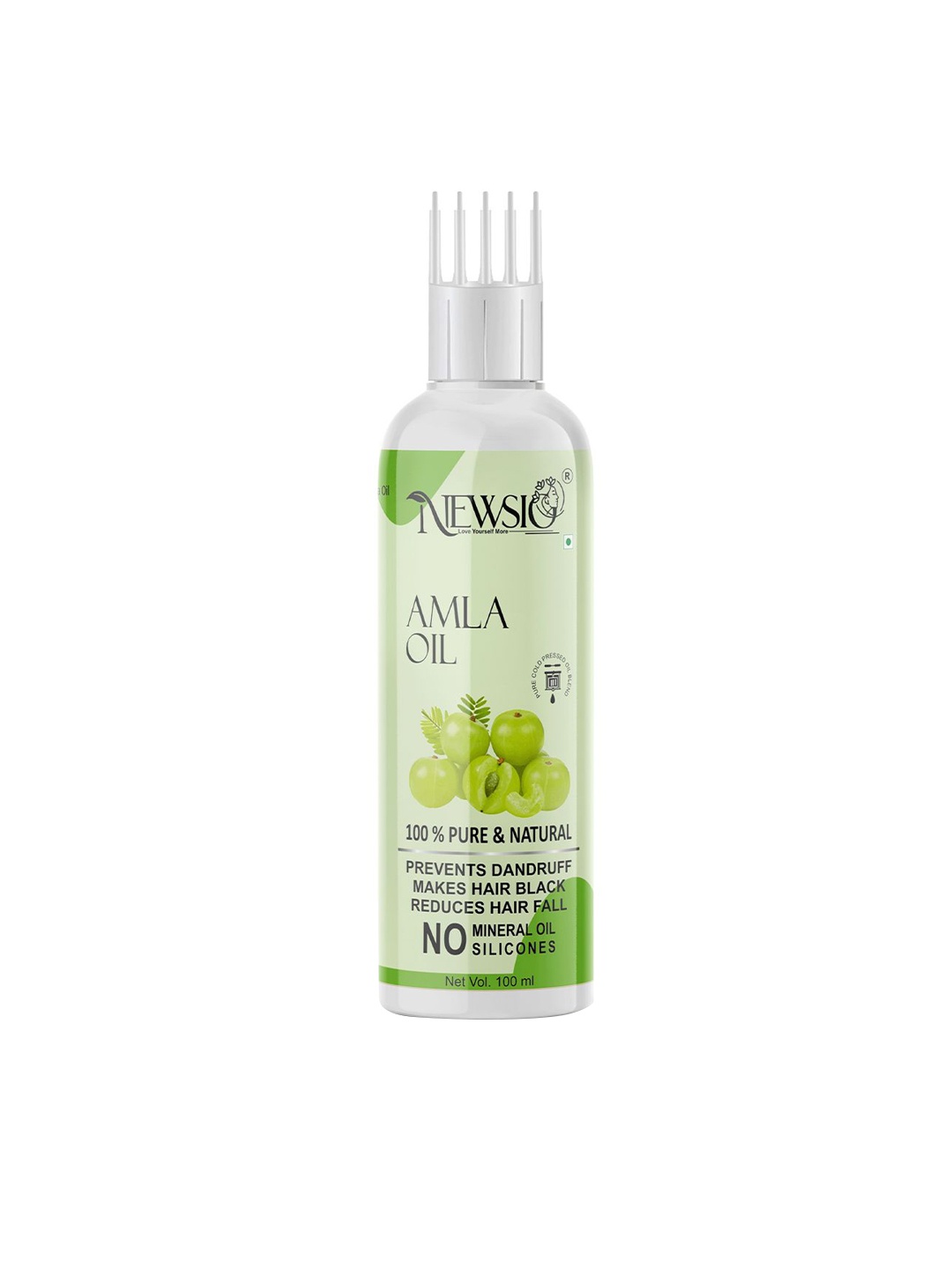 

Newsio 100% Pure & Natural Amla Oil - 100 ml, Green