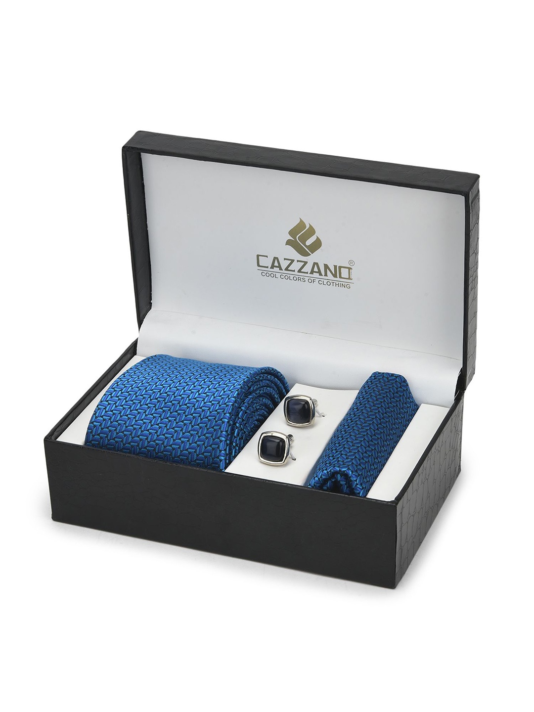 

Cazzano Men Accessory Gift Set of, Blue