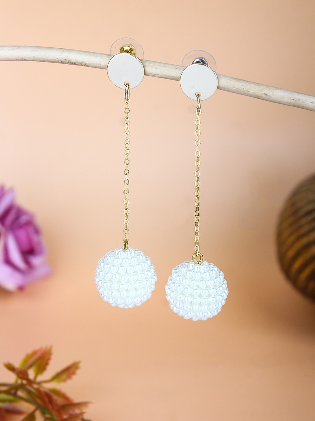 

KPOP Contemporary Drop Earrings, Gold