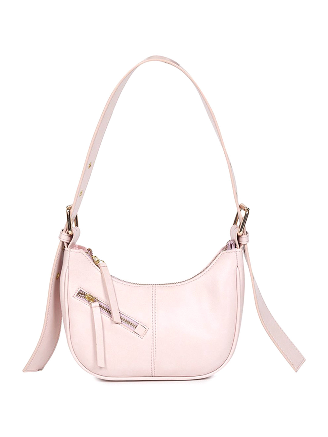 

White Lily Women PU Structured Handheld Bag, Pink