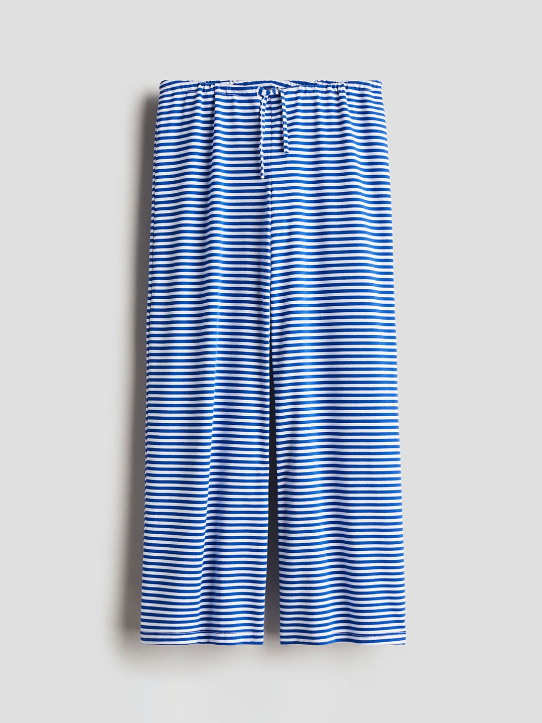 

H&M Girls Wide Jersey Trousers, Blue
