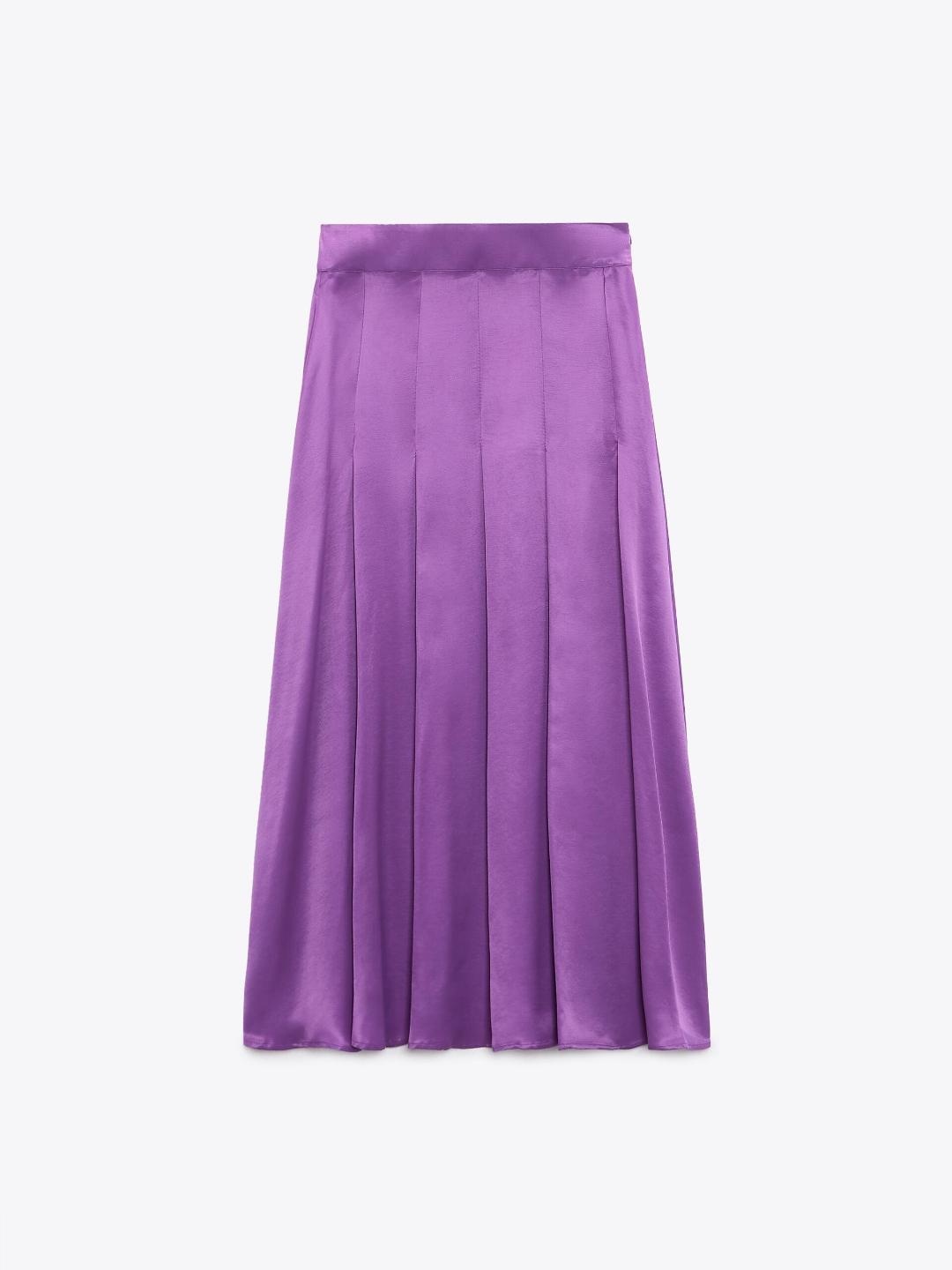 

ZARA Women Purple Skirt