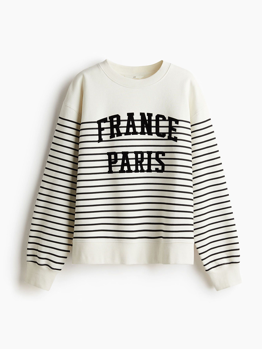 

H&M Women Crew-Neck Sweatshirt, White
