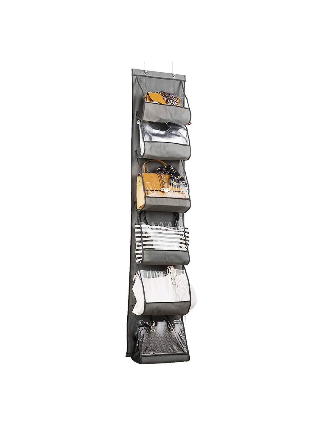 

prettykrafts Grey Reusable Handbag Organiser