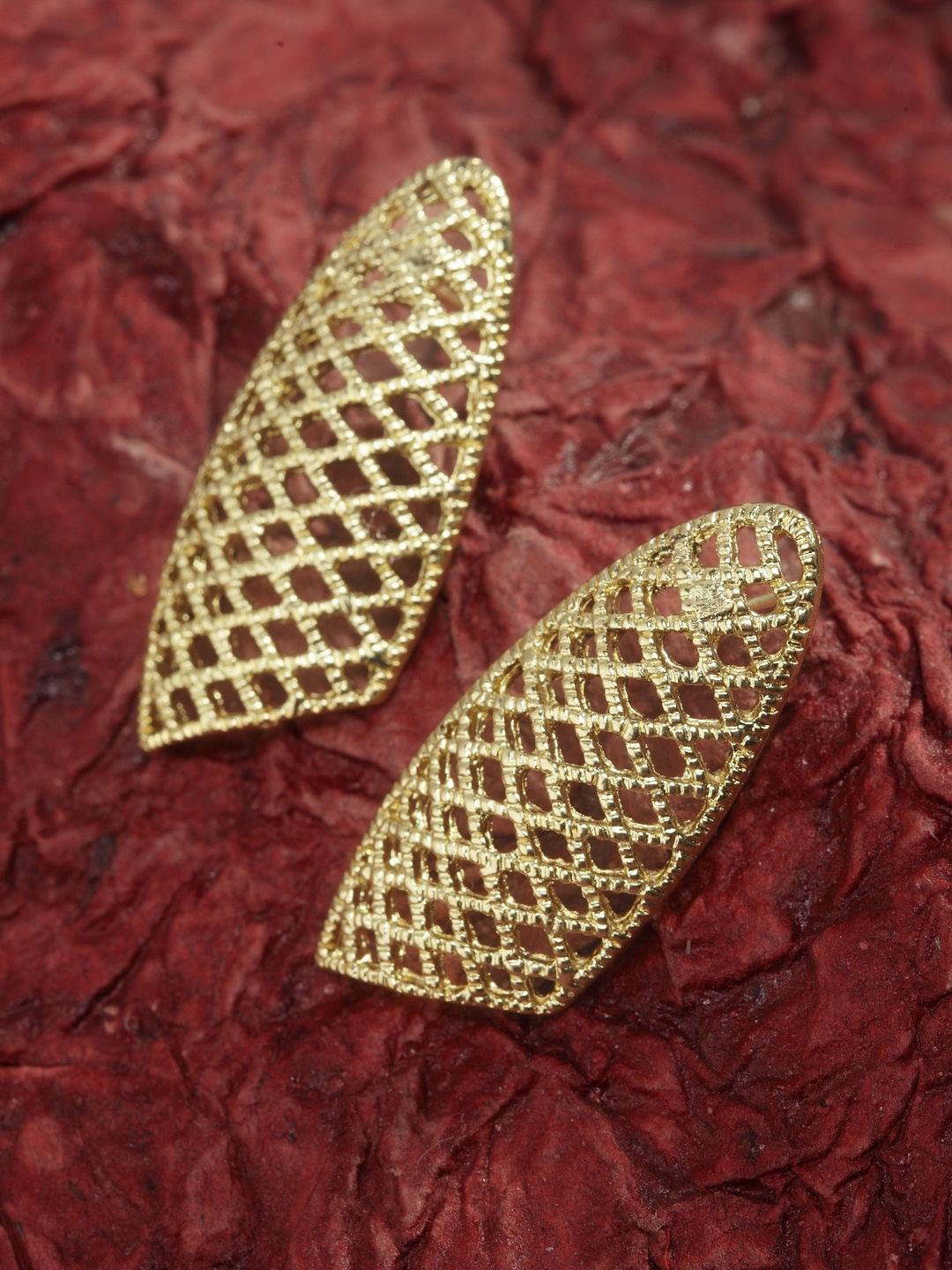 

KPOP Contemporary Drop Earrings, Gold