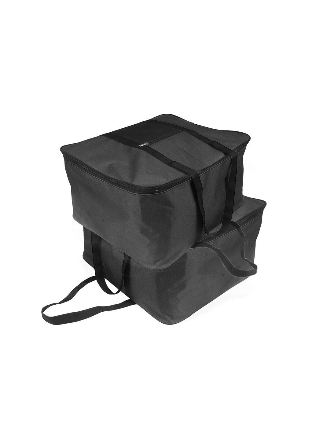 

prettykrafts Black 2 Pieces Reusable Multi-Utility Organisers