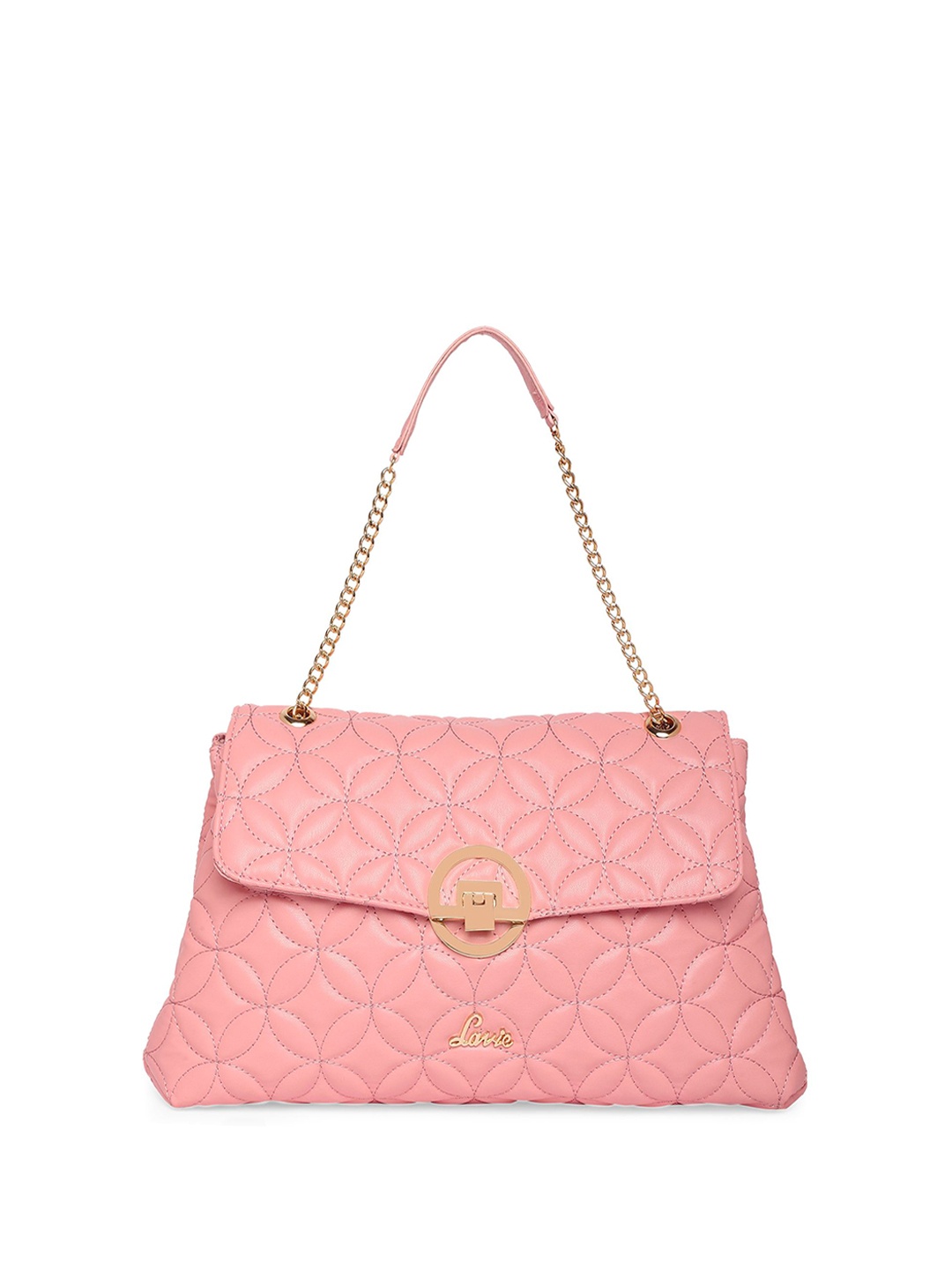 

Lavie Star Eden Women Structured Satchel with Quilted, Pink