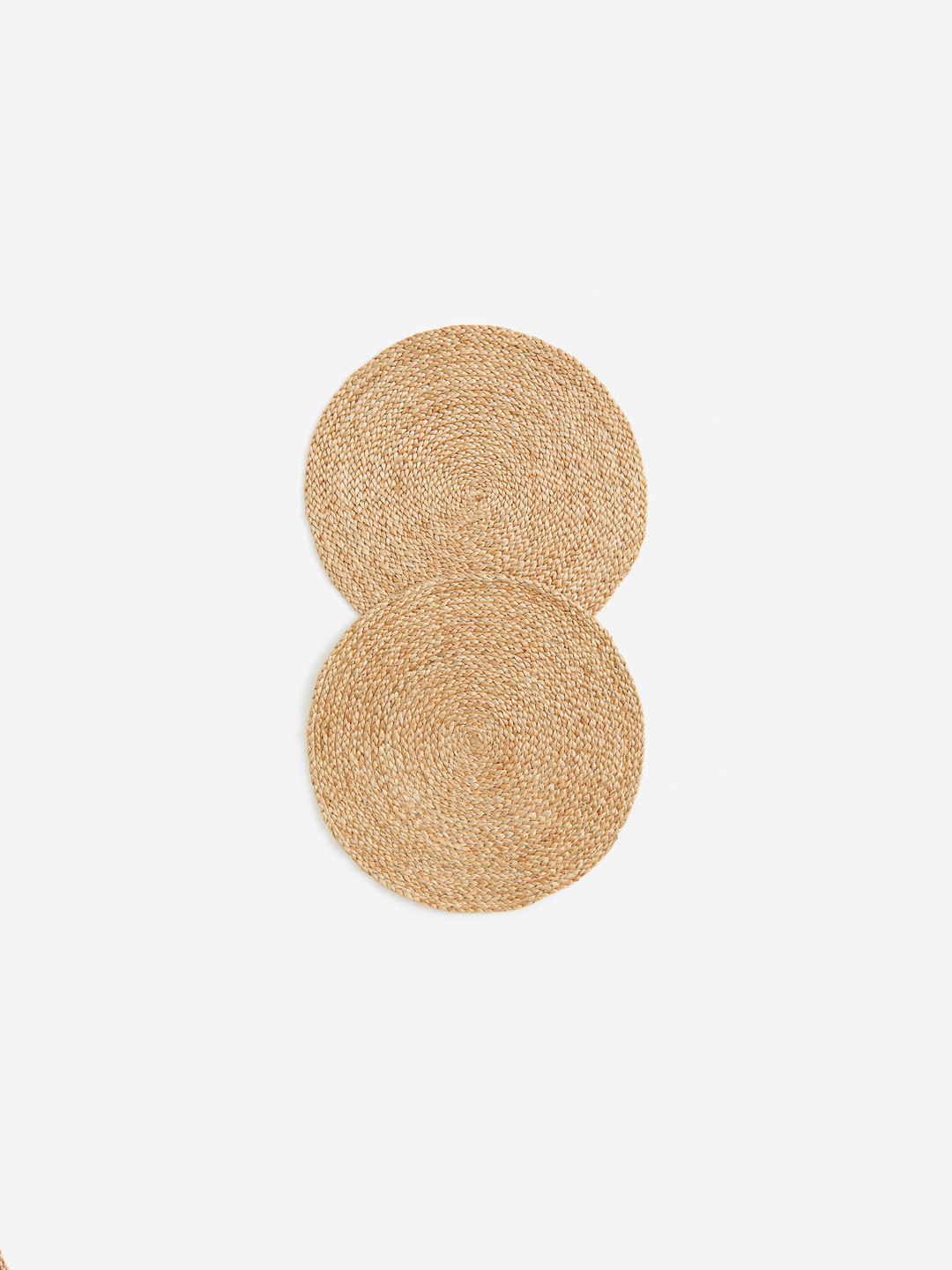 

H&M 2-Pack Jute Place Mats, Beige