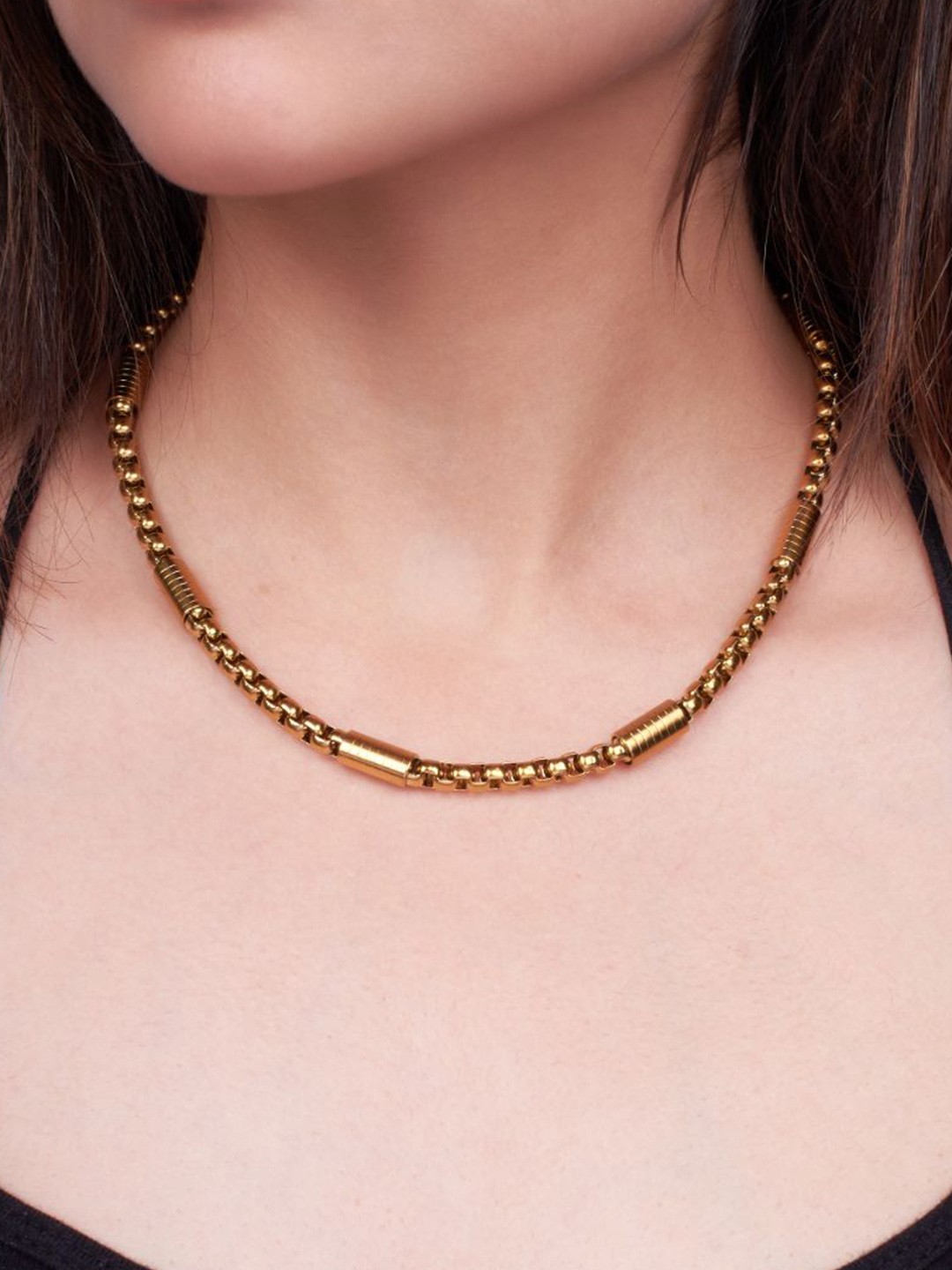 

SALTY Molten Stainless Steel Chain, Gold