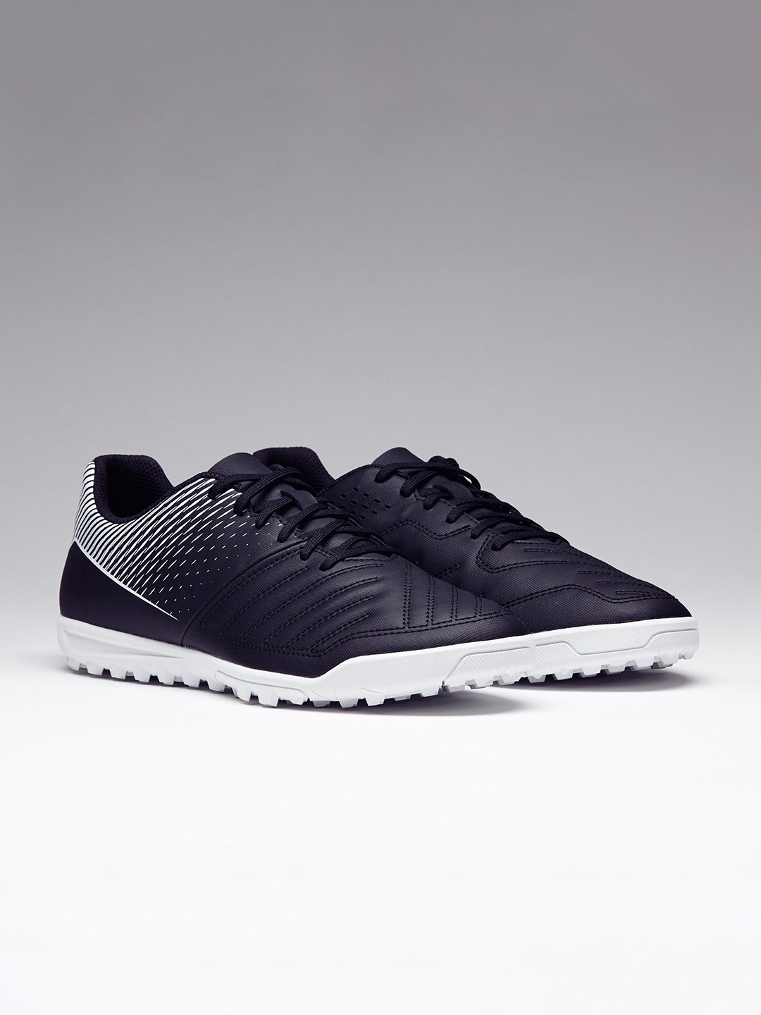 

Kipsta By Decathlon Men Black Agility 100 Turf Football Shoes