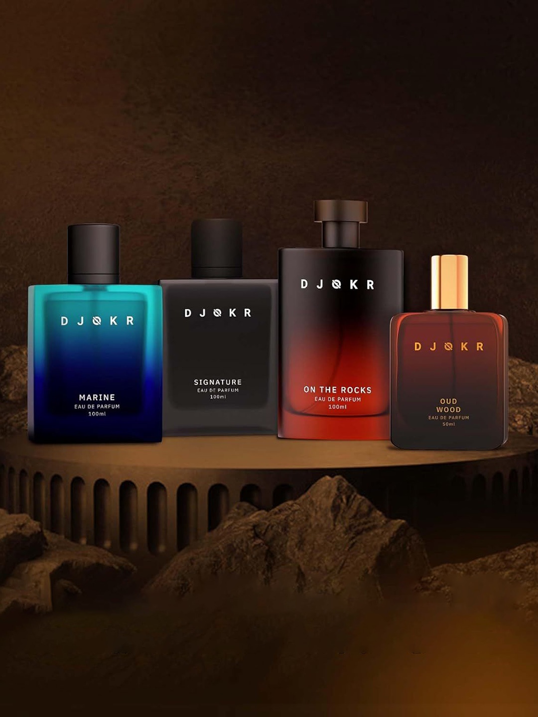 

DJOKR Men Set Of 2 On The Rocks Eau De Parfum- 100 ml Each, Multi