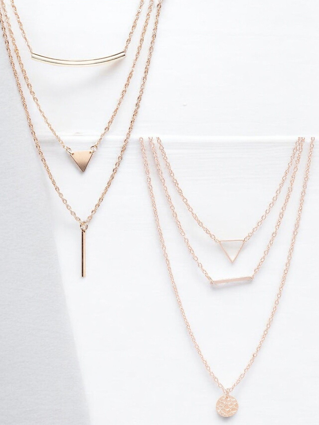 

fabula Set Of 2 Gold-Plated Layered Necklace