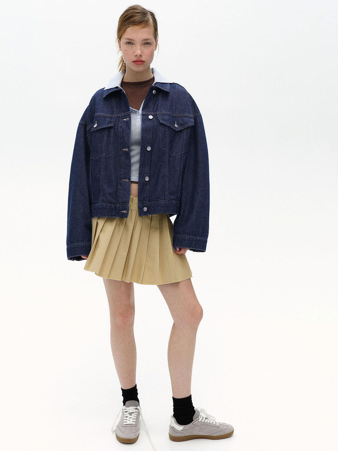 

H&M Pure Cotton Denim Jacket, Blue
