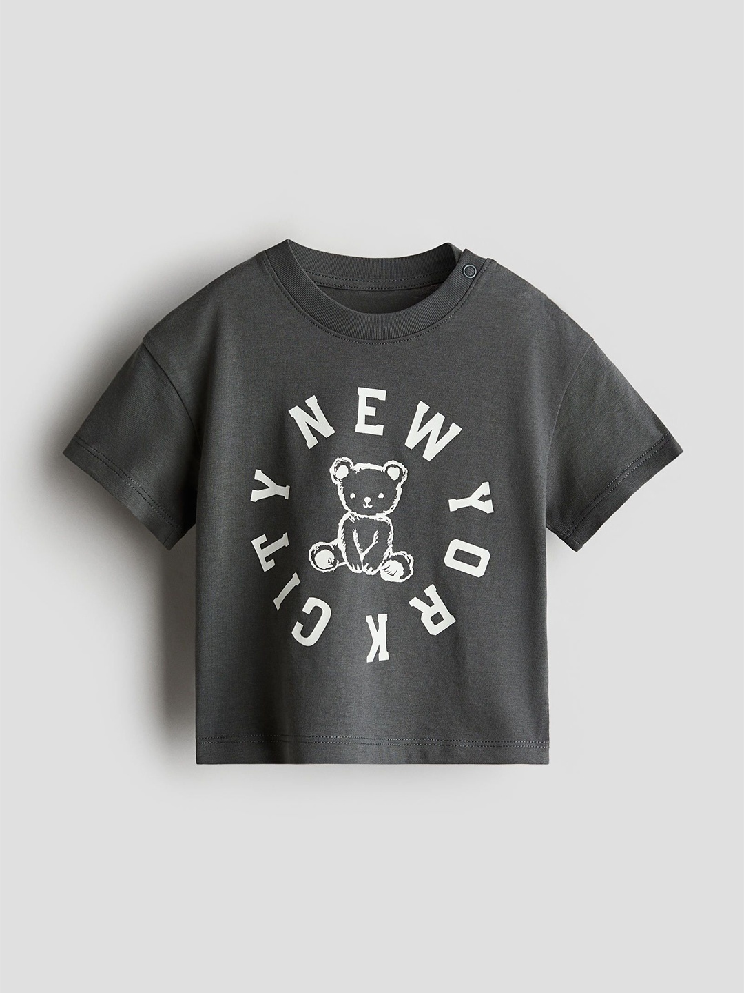 

H&M Boys Printed T-shirt, Grey