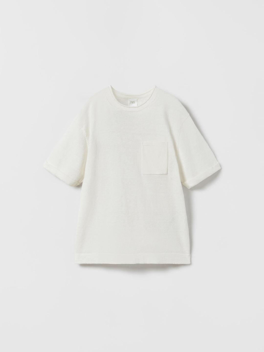 

ZARA Boys White T-shirt