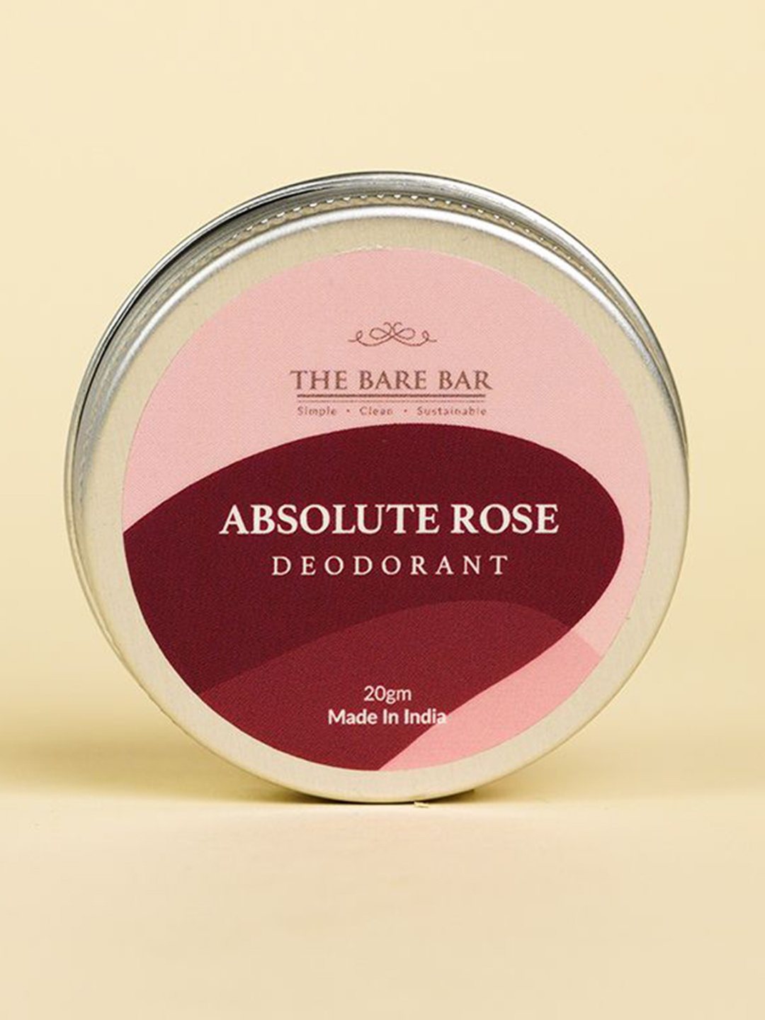 

The Bare Bar Absolute Rose Deodorant- 20 g, Cream