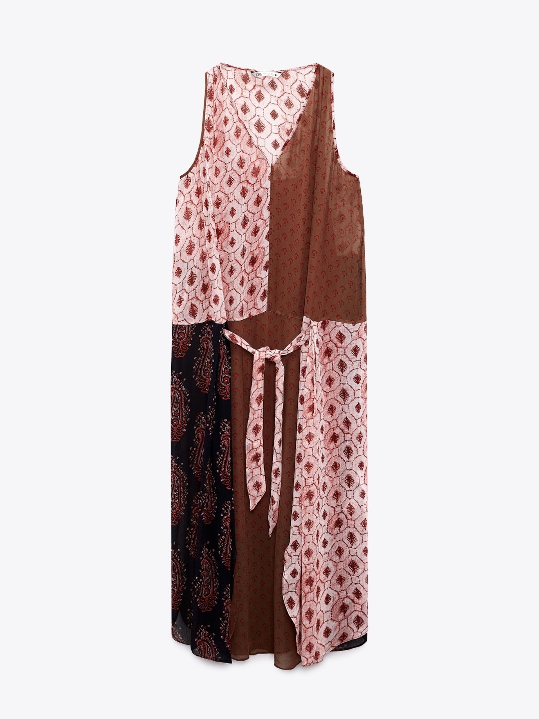 

ZARA Women Brown Dress