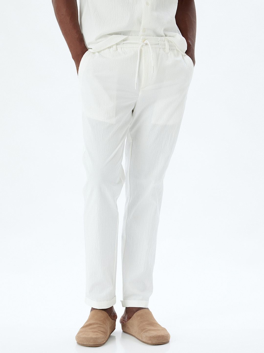 

Koton Men Trousers, White
