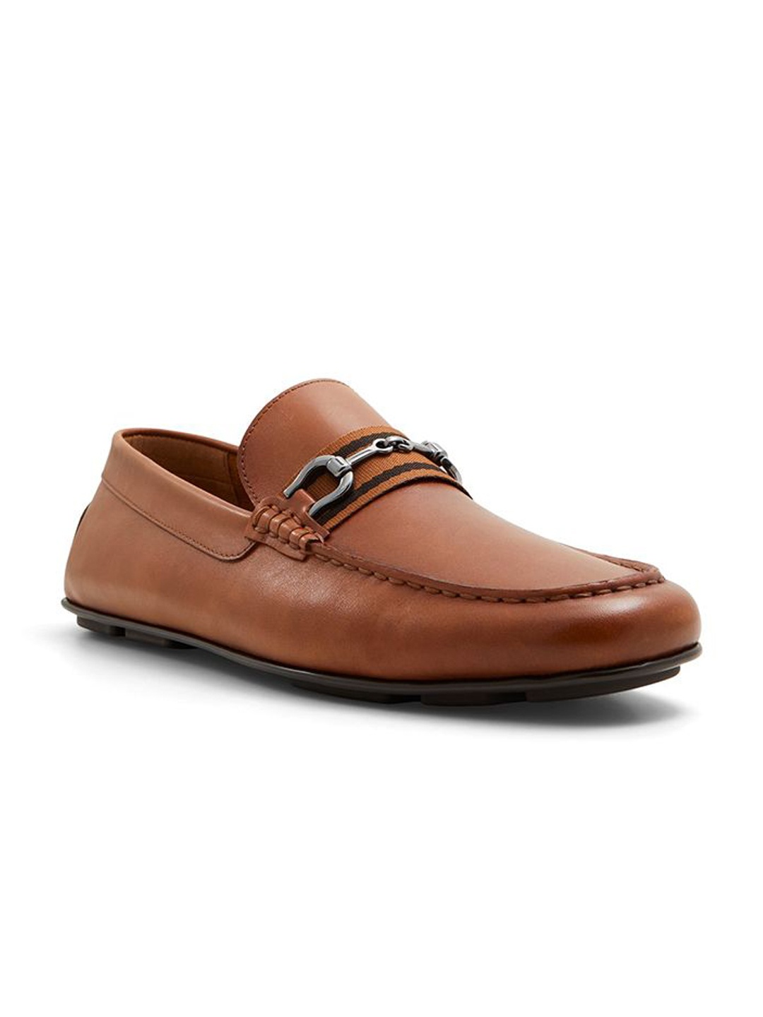 

ALDO Men Leather Loafers, Brown