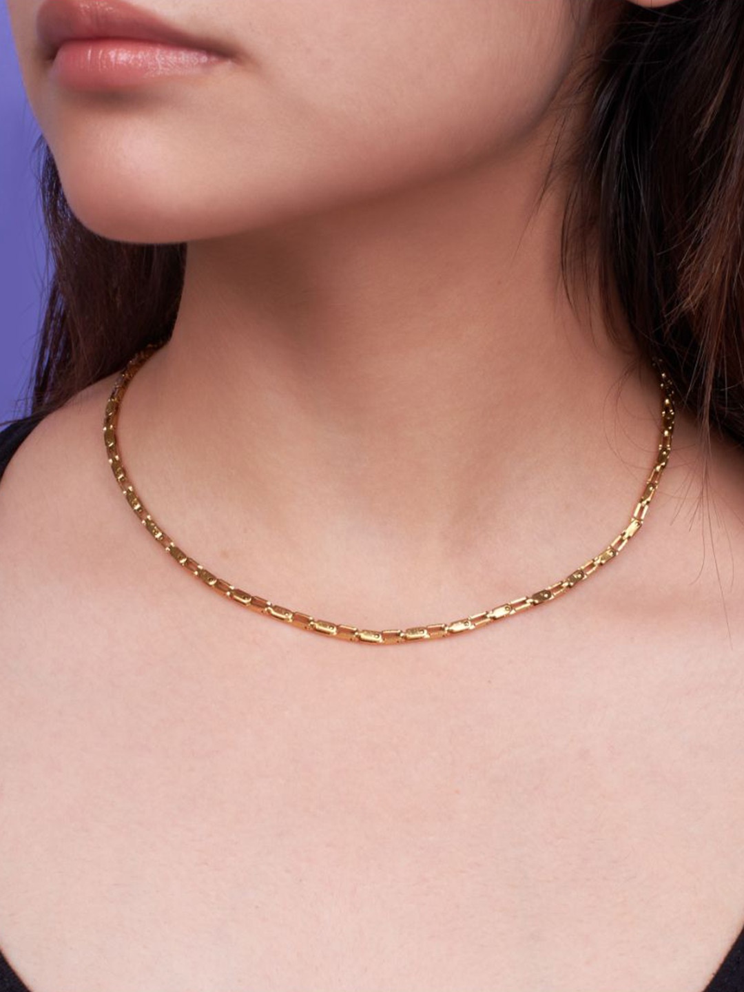 

SALTY Stainless Steel Layered Chain, Gold