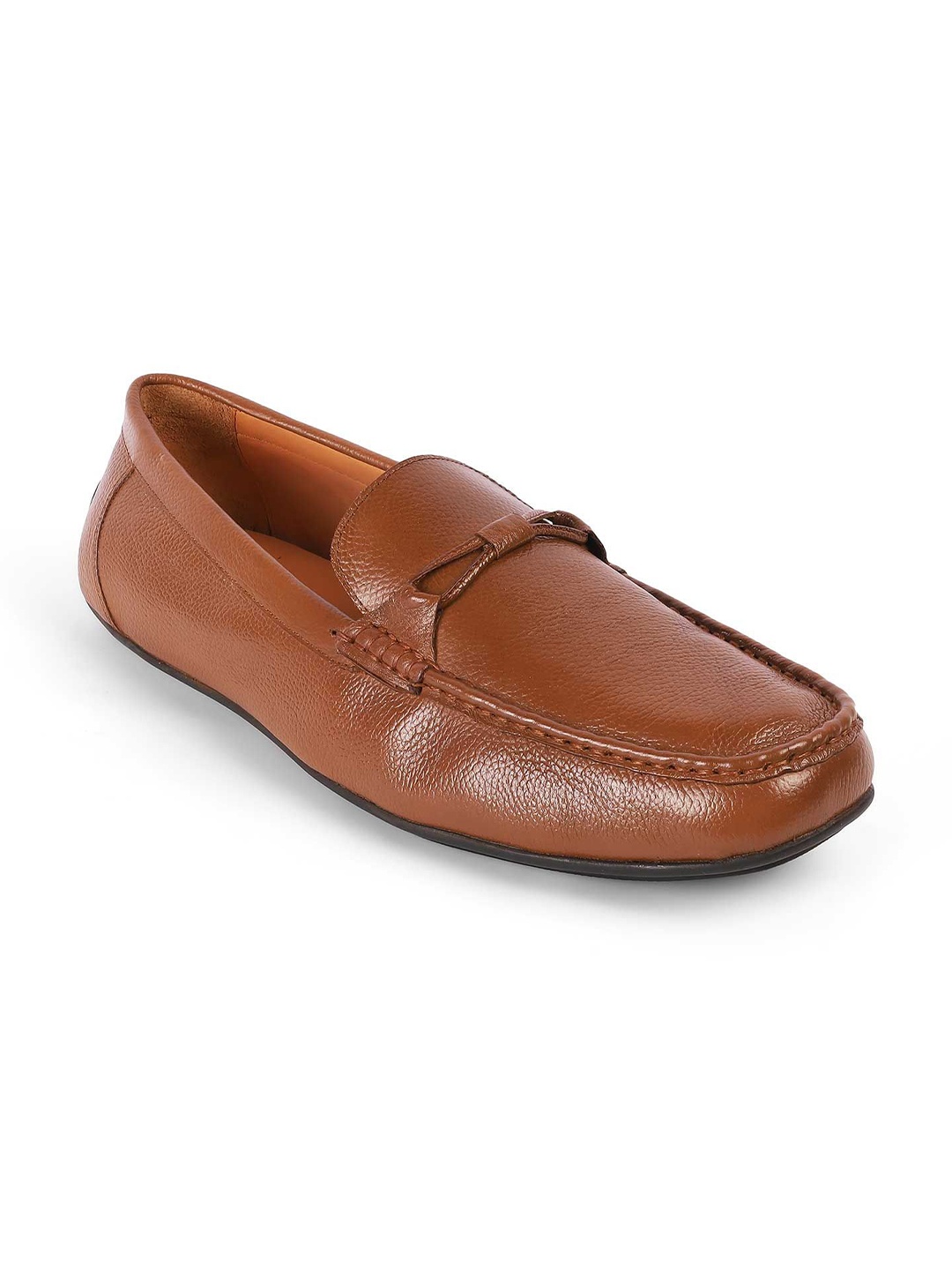 

Tresmode Men Leather Loafers, Tan