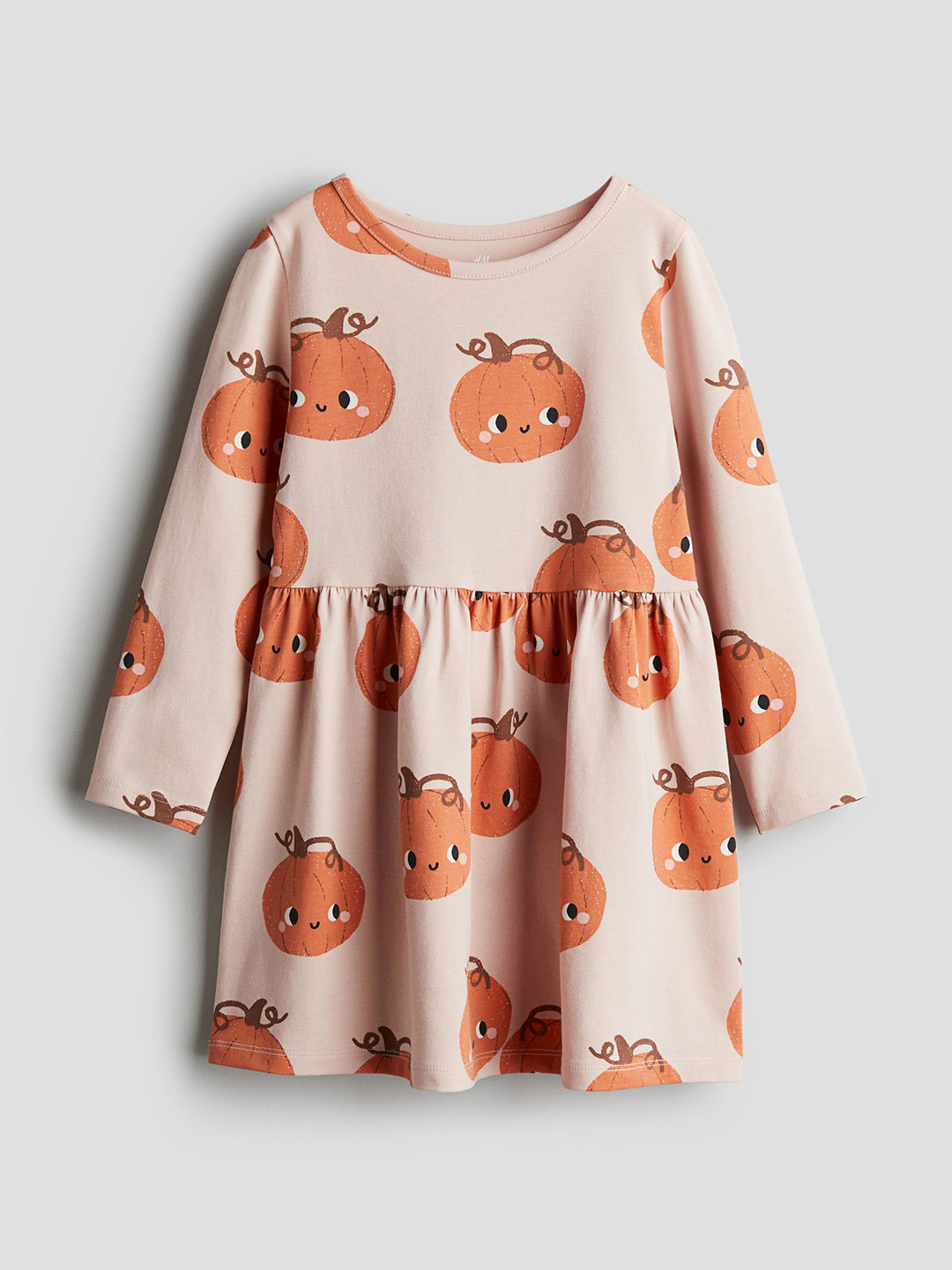 

H&M Girls Printed Cotton Dress, Pink