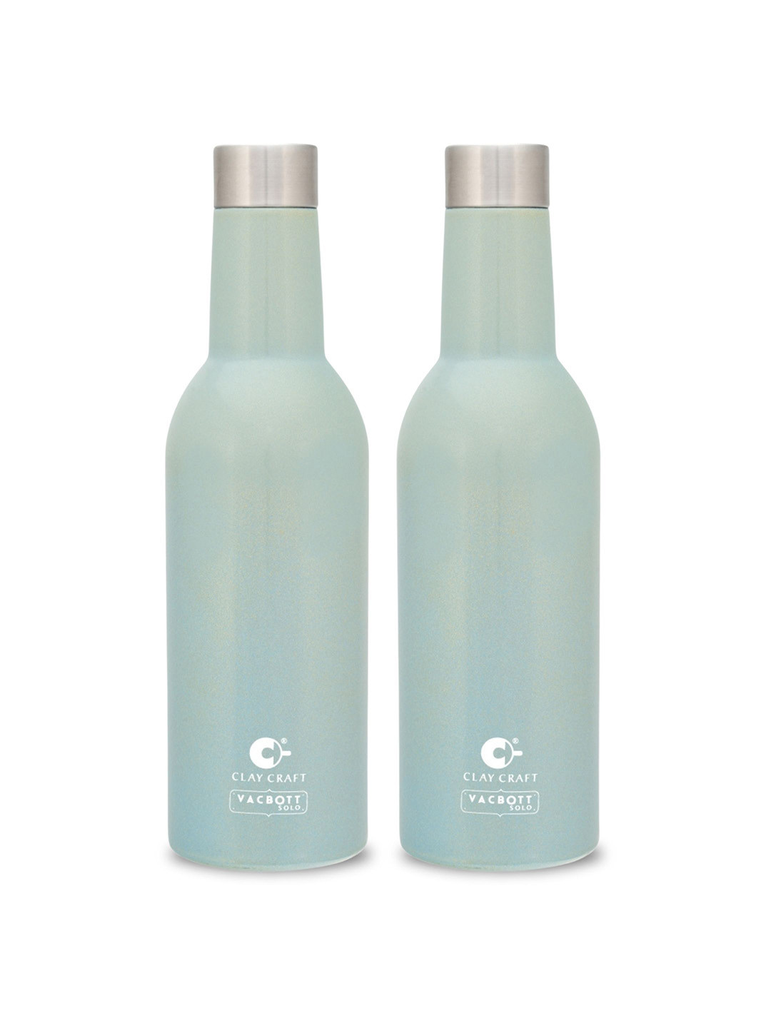 

Clay Craft Vacbott Vino 1100Ml Single-Wall Stainless Steel BIS Approved Water Bottle, Blue