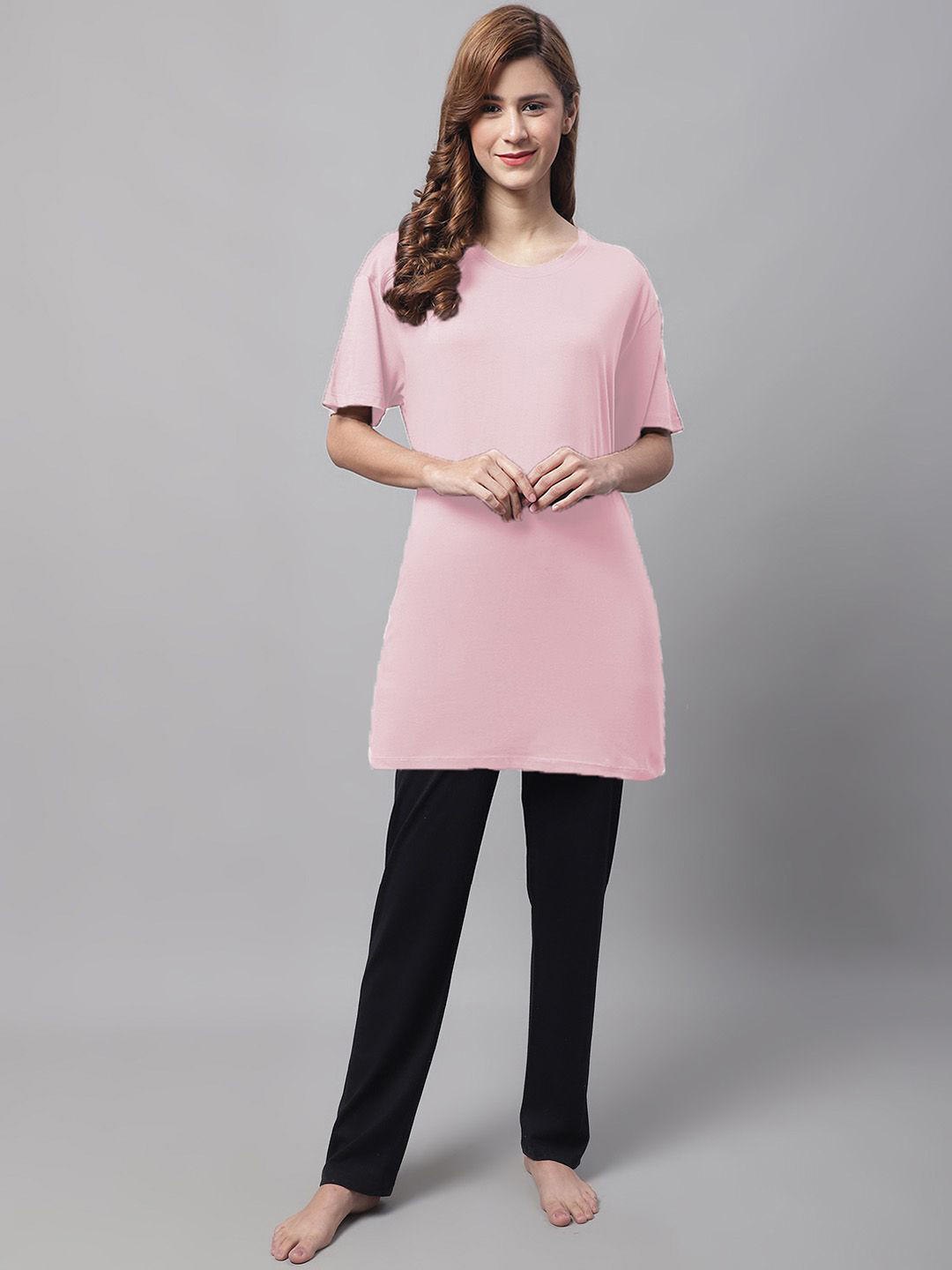 

Kanvin Women Night suit, Pink