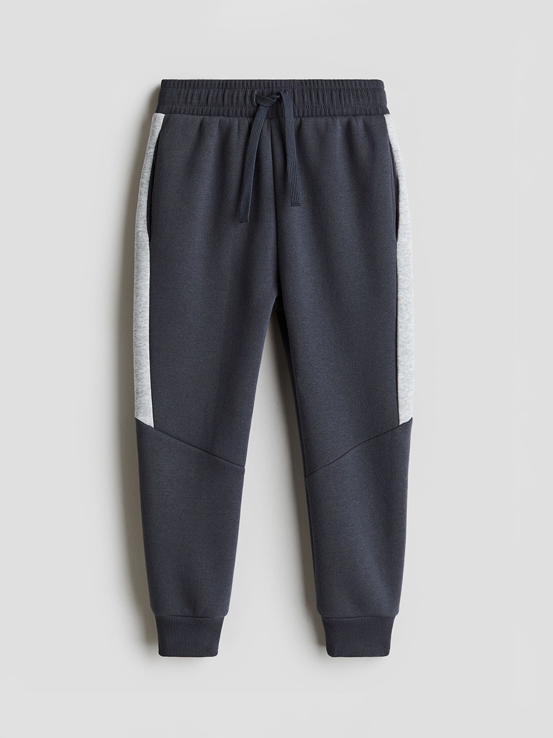 

H&M Boys Color-Block Joggers, Grey