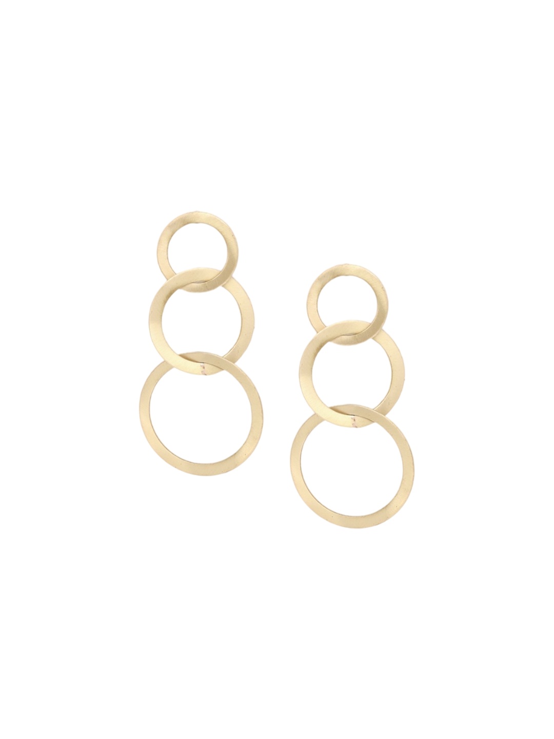 

KPOP Contemporary Drop Earrings, Gold