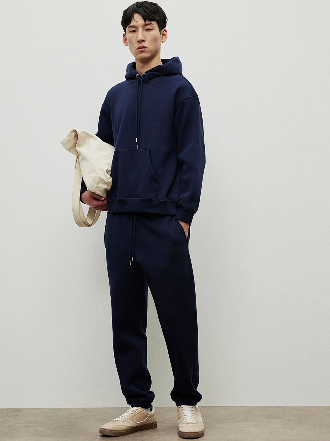 

H&M Loose Fit Sweatpants, Navy blue
