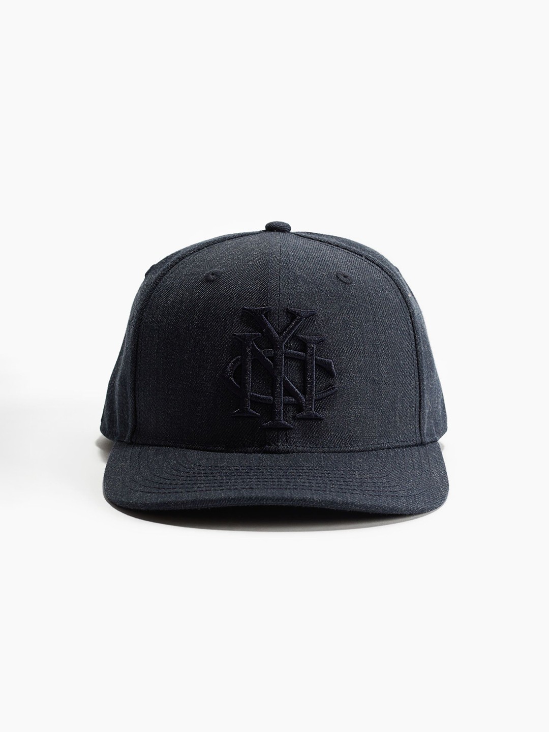 

H&M Embroidered-Motif Caps, Blue
