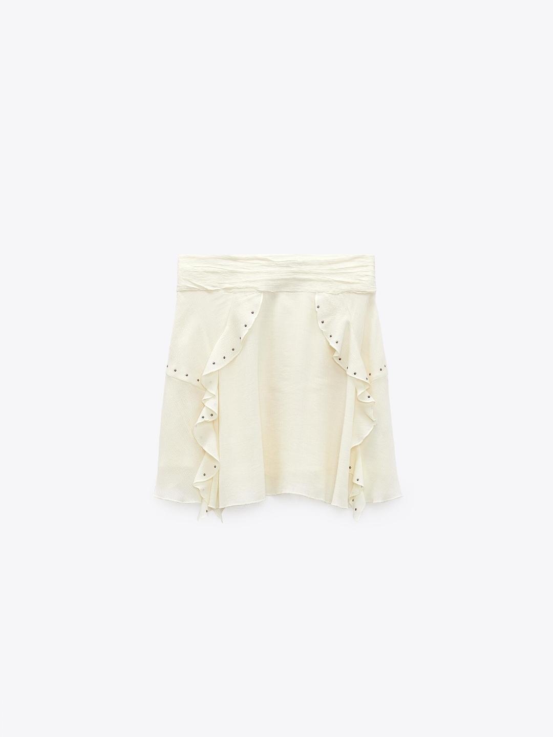 

ZARA Women Beige Skirt