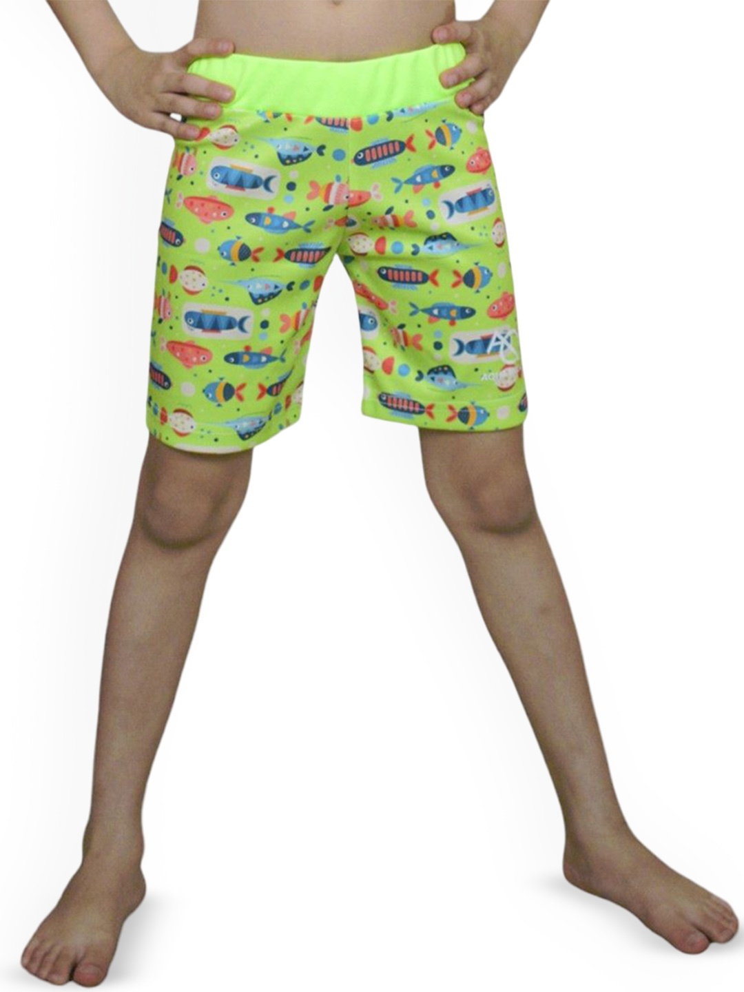 

Aqua Holic Kids Printed Swim Bottoms, Green
