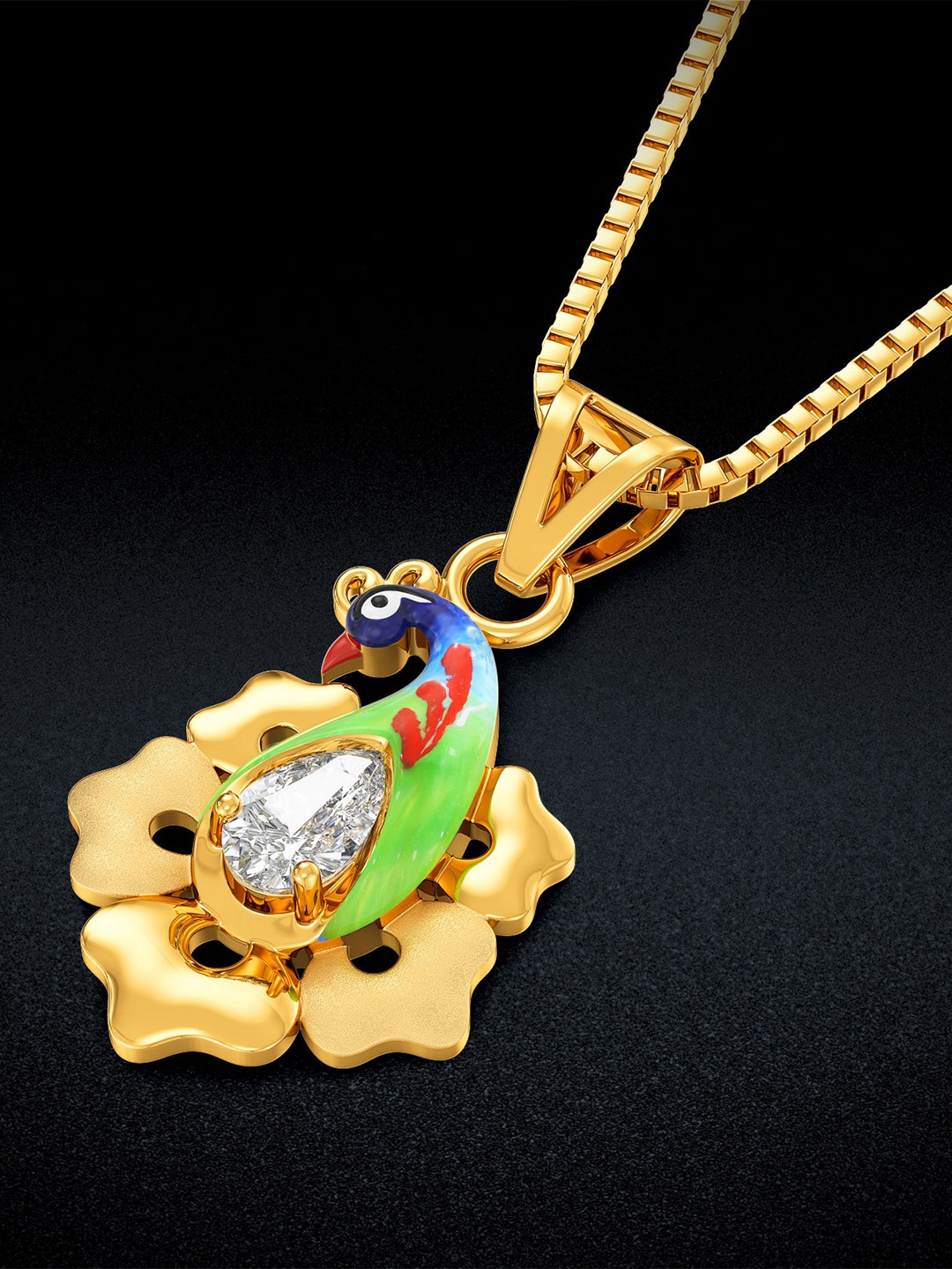 

Joyalukkas Women 22KT Gold Pendant-2.37gm