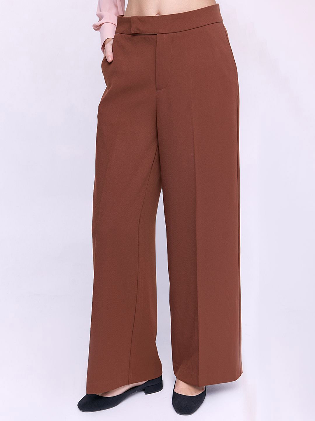 

COVER STORY Women Flared Trousers, Orange