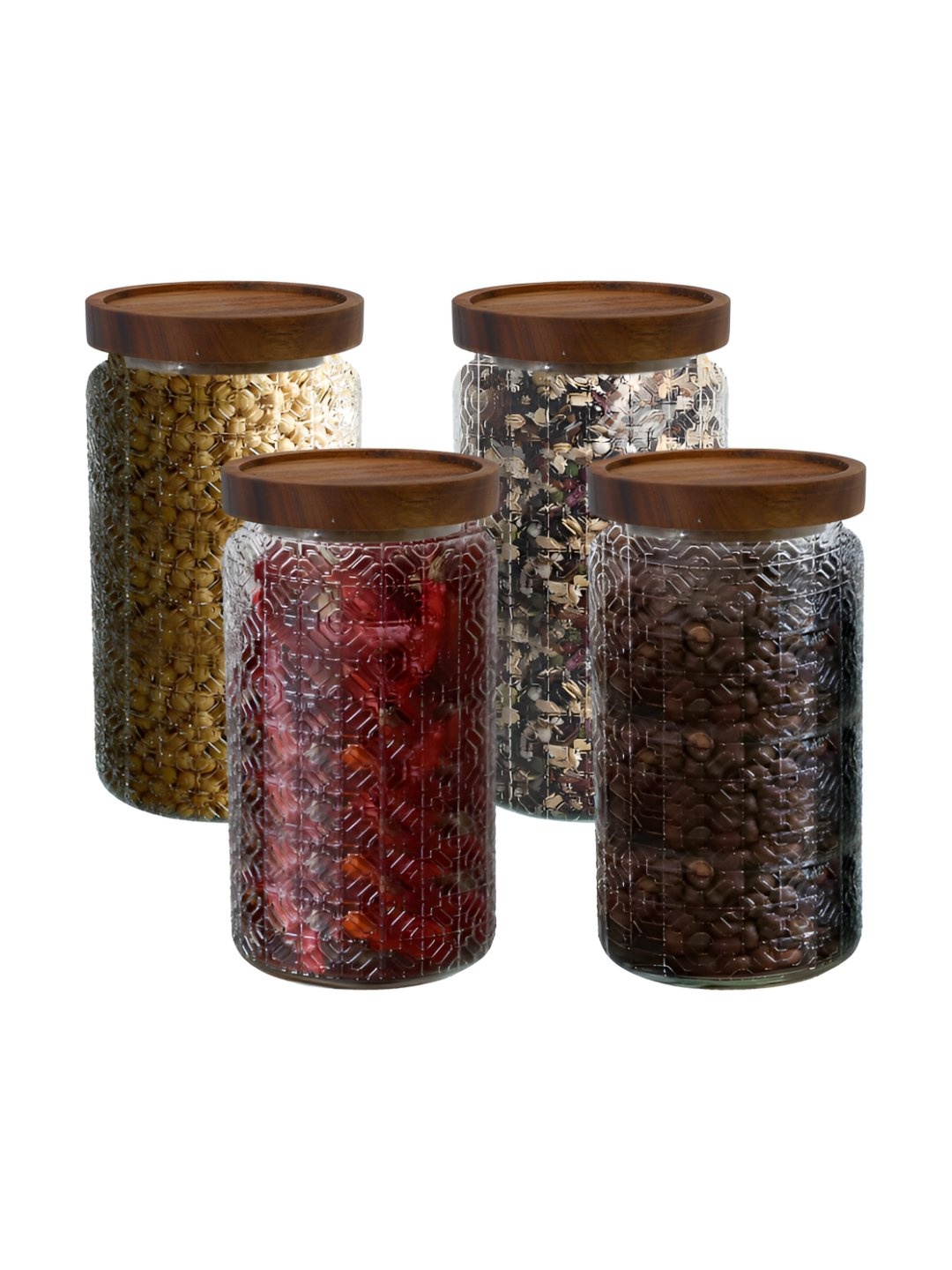 

UMAI Transparent 2024 Glass Canister Container
