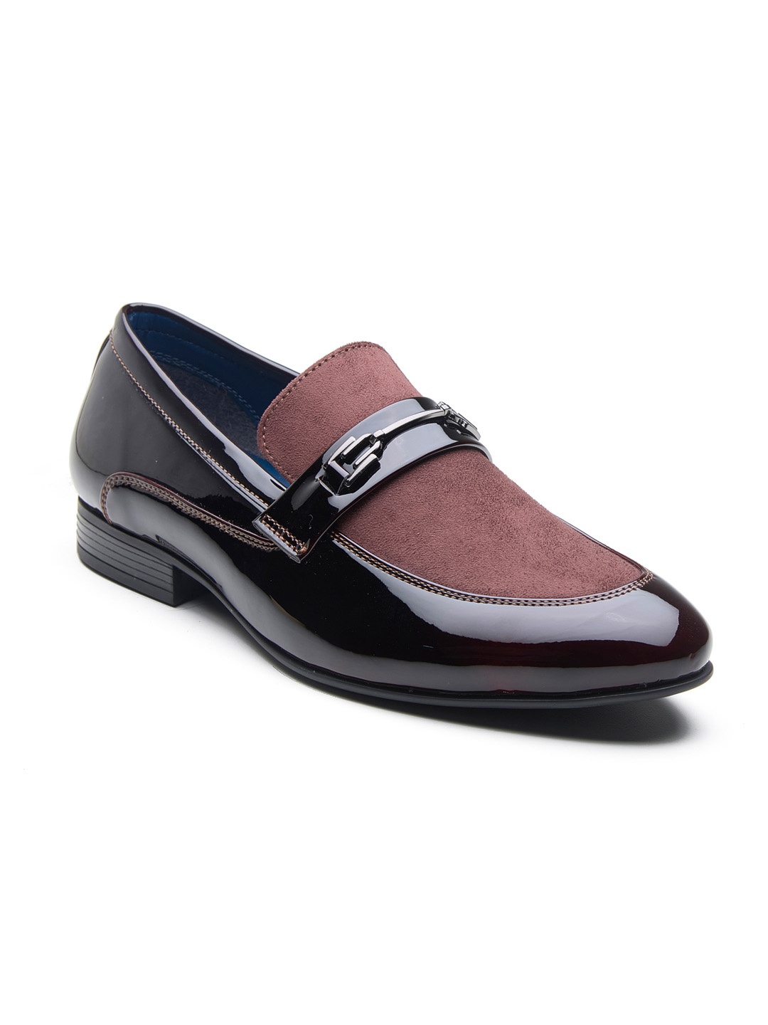 

MICHAEL ANGELO Men Formal Loafers, Burgundy