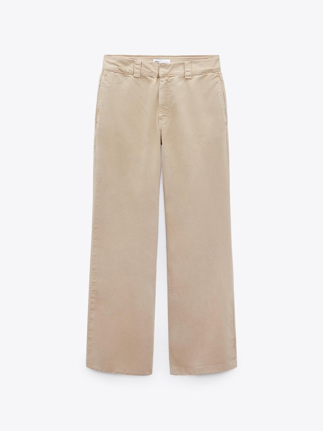 

ZARA Women Beige Trouser