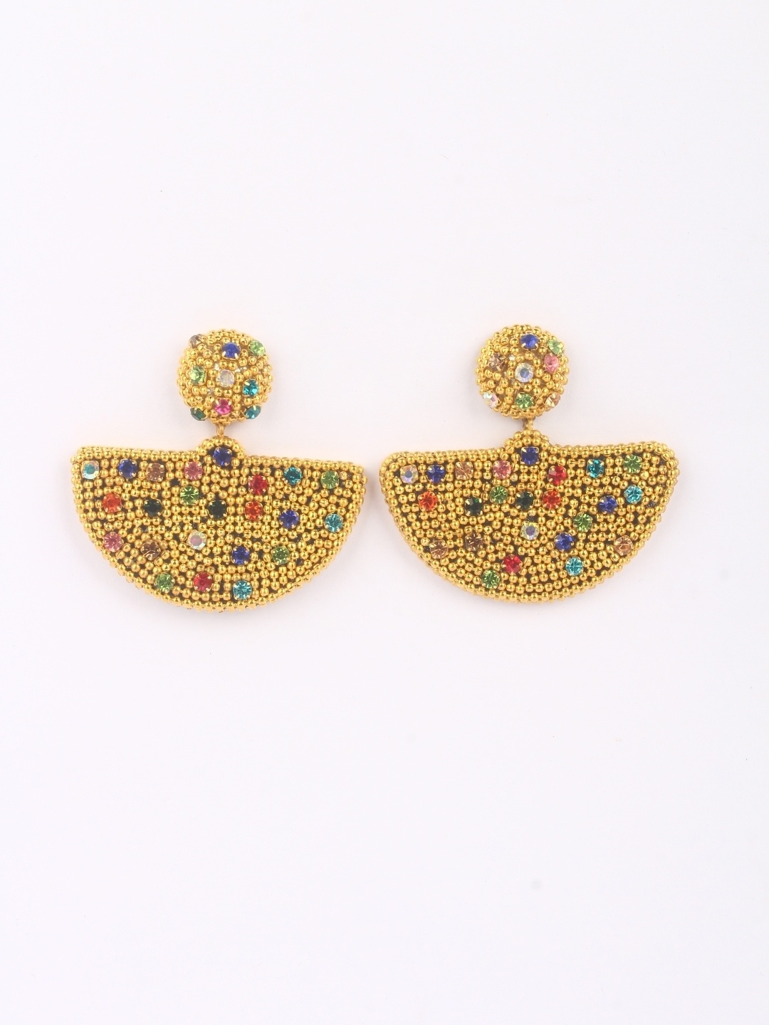 

KPOP Contemporary Drop Earrings, Gold