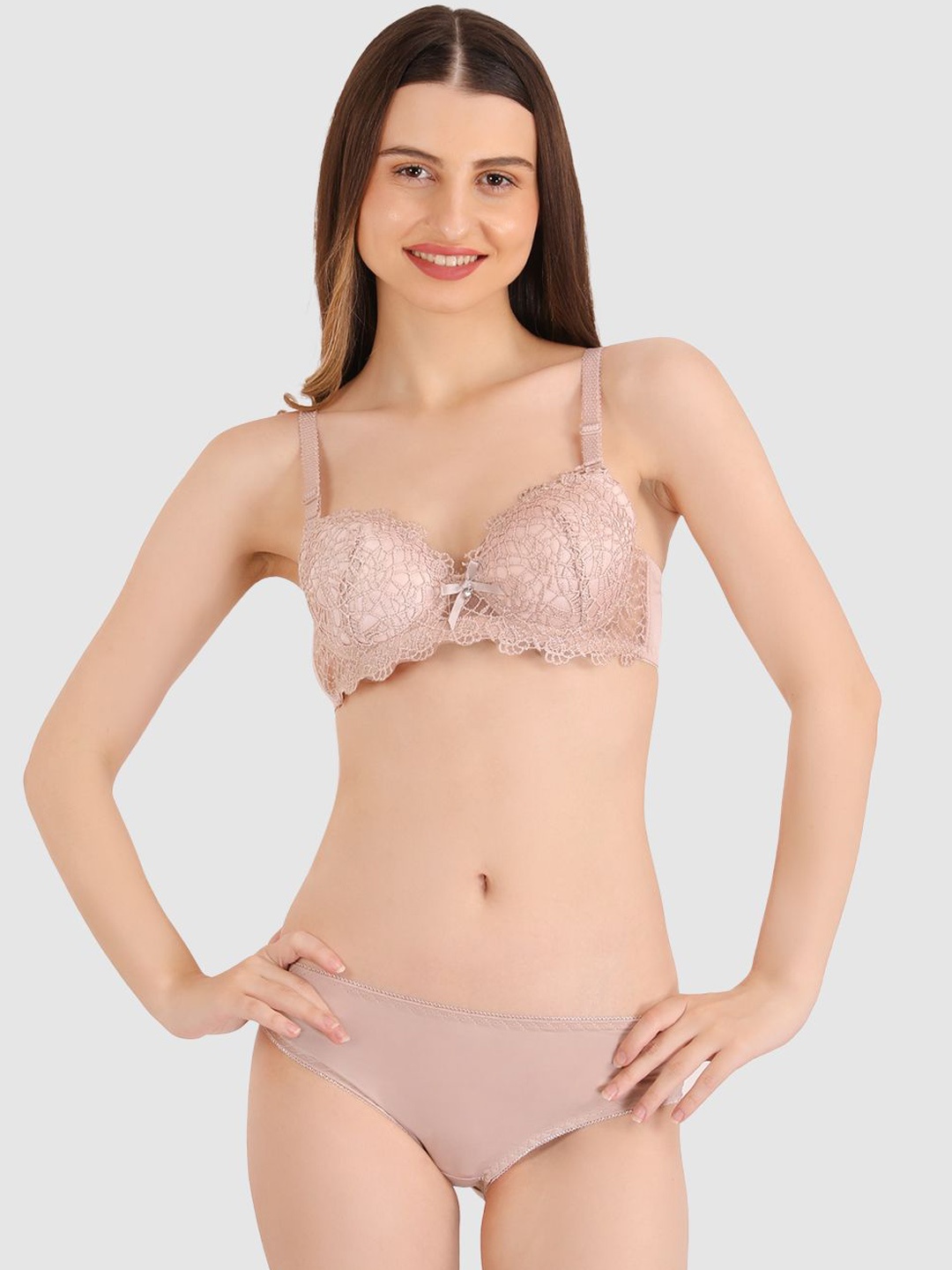 

BRACHY Self-Designed Heavily-Padded Lingerie Set BCA_SET3380-30A-Mauve