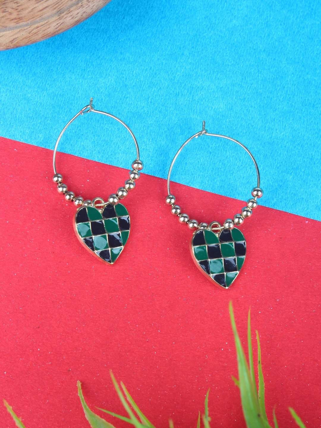 

KPOP Contemporary Drop Earrings, Gold
