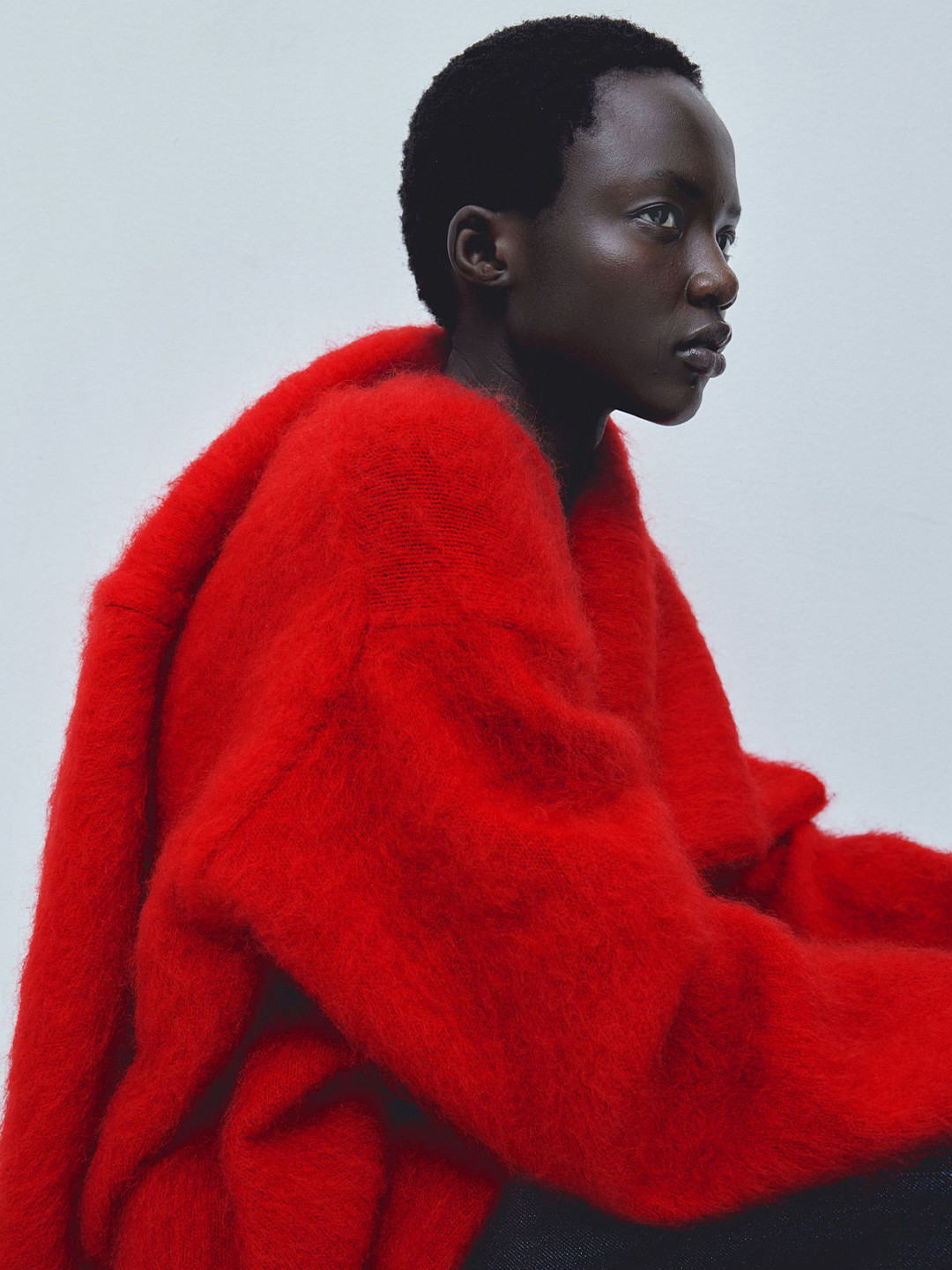 

H&M Oversized Jumper, Red